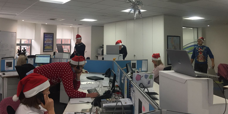 Christmas in the Silven Recruitment office