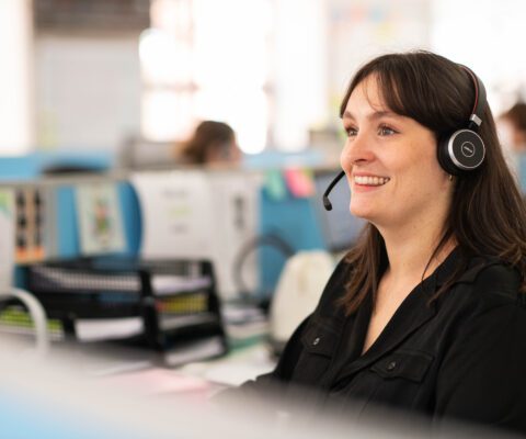 Woman Working at a Food Recruitment specialists' office